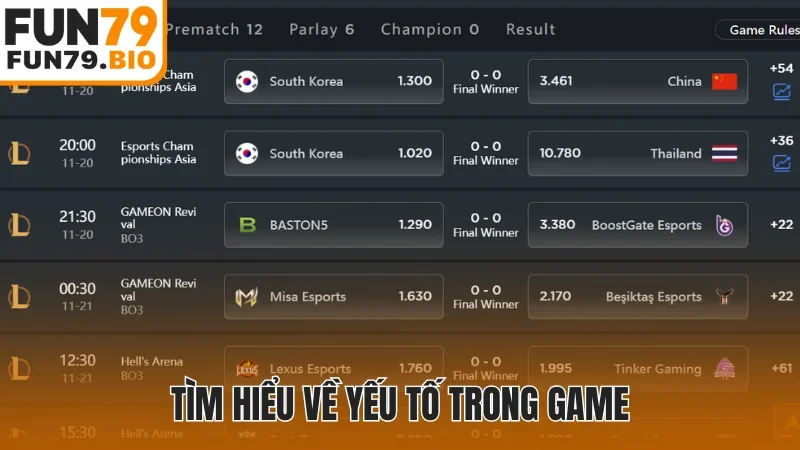 Tìm hiểu về yếu tố trong game