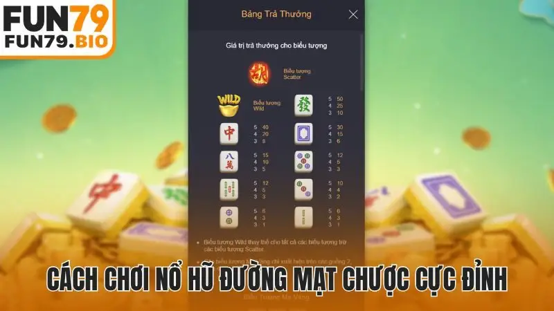 Cách chơi nổ hũ Đường Mạt Chược cực đỉnh